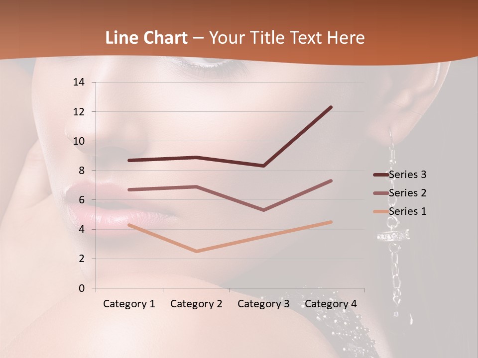 A Beautiful Woman In A Black Dress Posing For A Picture PowerPoint Template