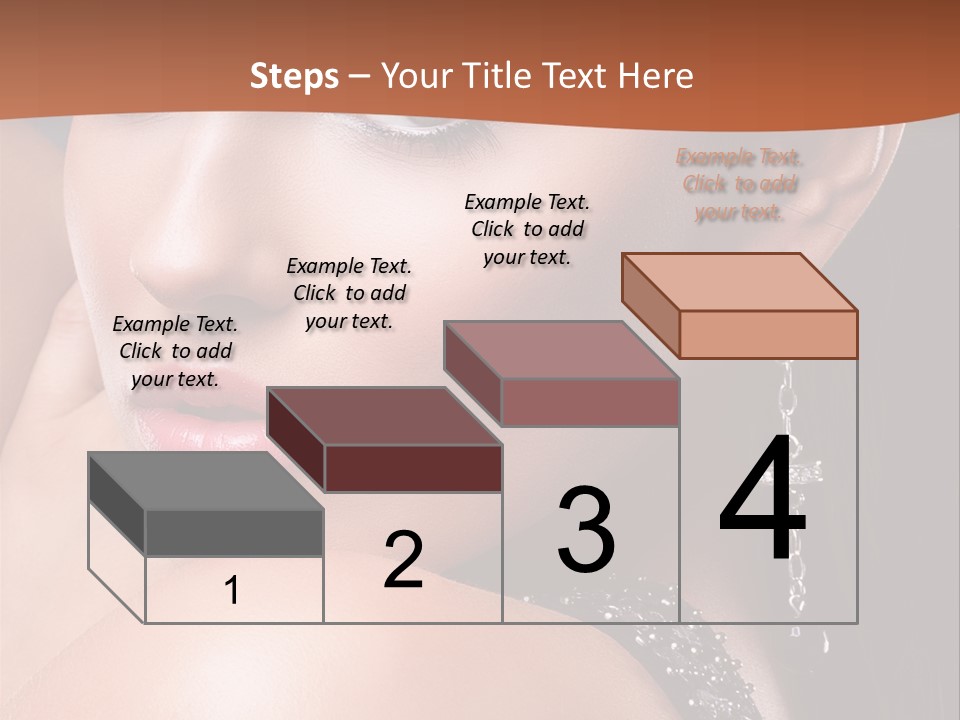 A Beautiful Woman In A Black Dress Posing For A Picture PowerPoint Template