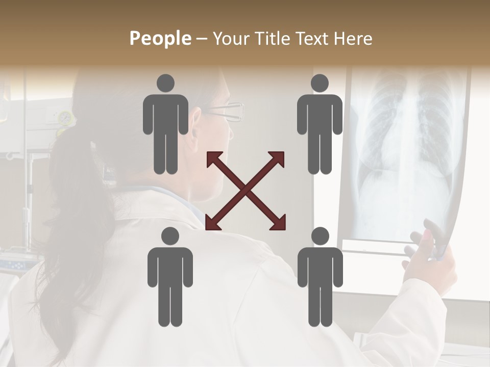 Collective Relationship Silhouette PowerPoint Template