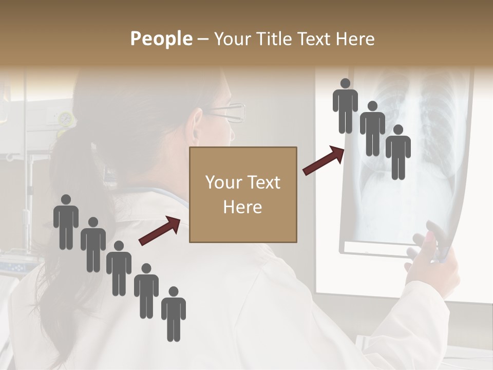 Collective Relationship Silhouette PowerPoint Template