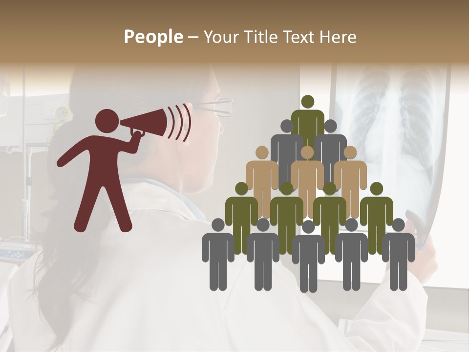 Collective Relationship Silhouette PowerPoint Template