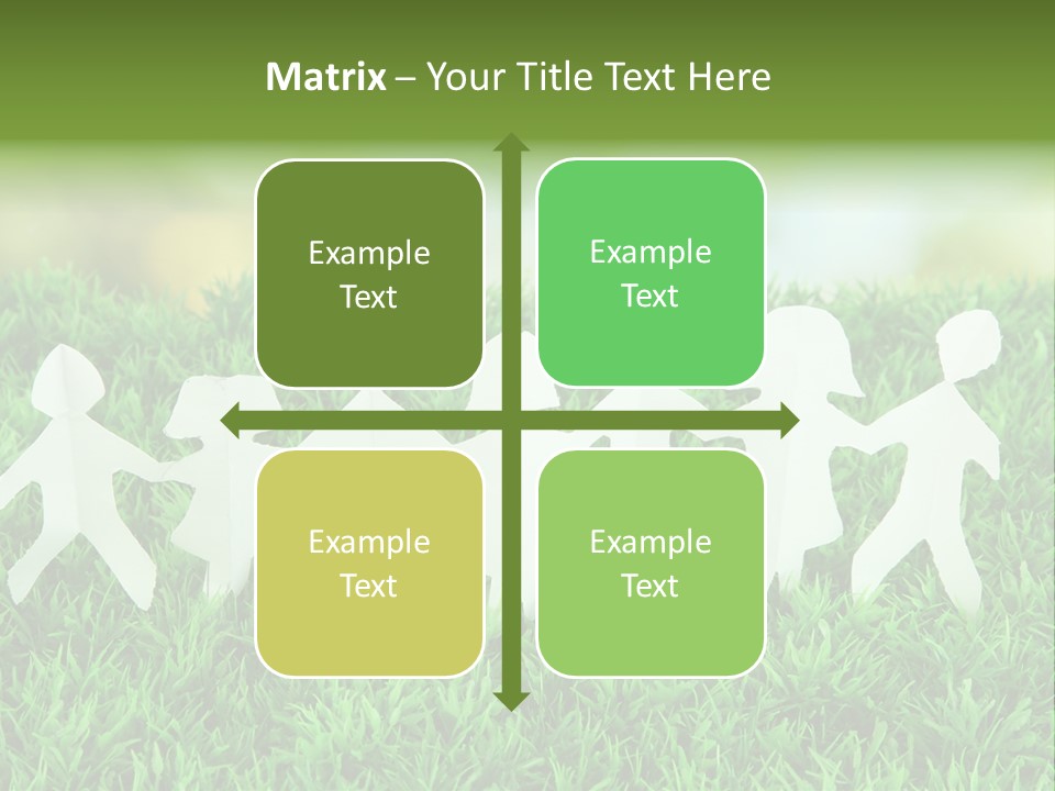 Collective Relationship Silhouette PowerPoint Template