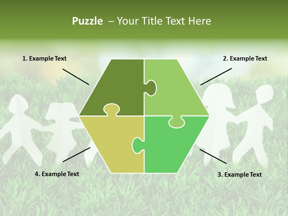 Collective Relationship Silhouette PowerPoint Template