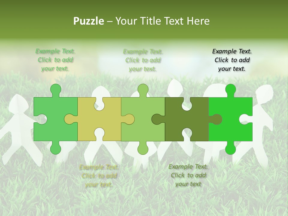 Collective Relationship Silhouette PowerPoint Template