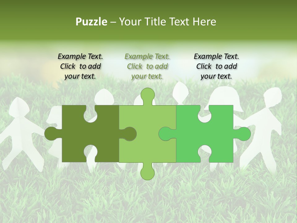 Collective Relationship Silhouette PowerPoint Template