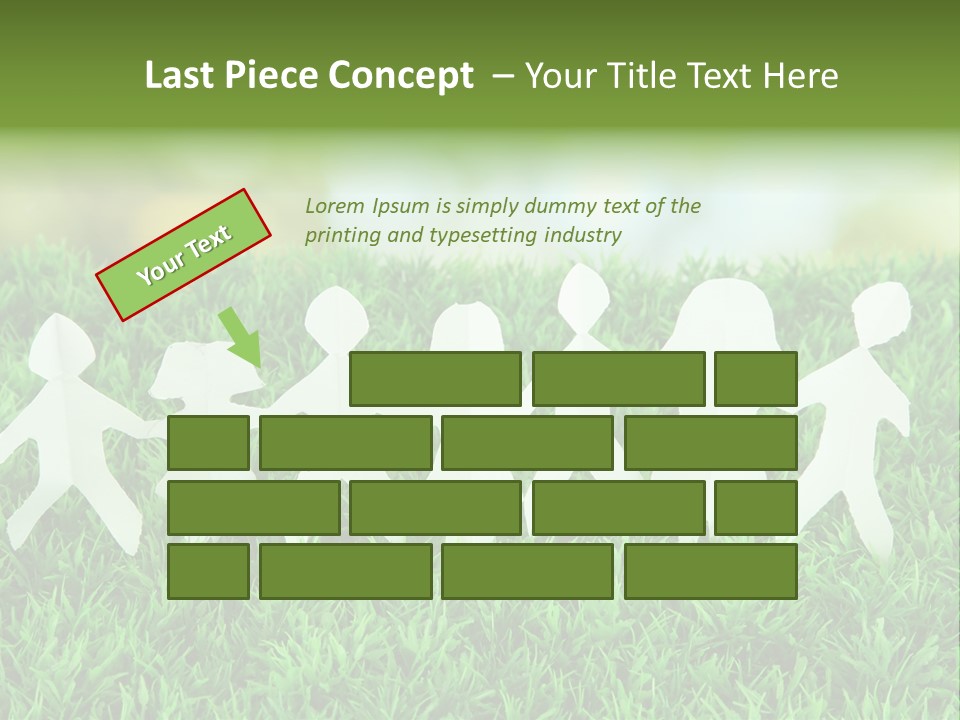 Collective Relationship Silhouette PowerPoint Template