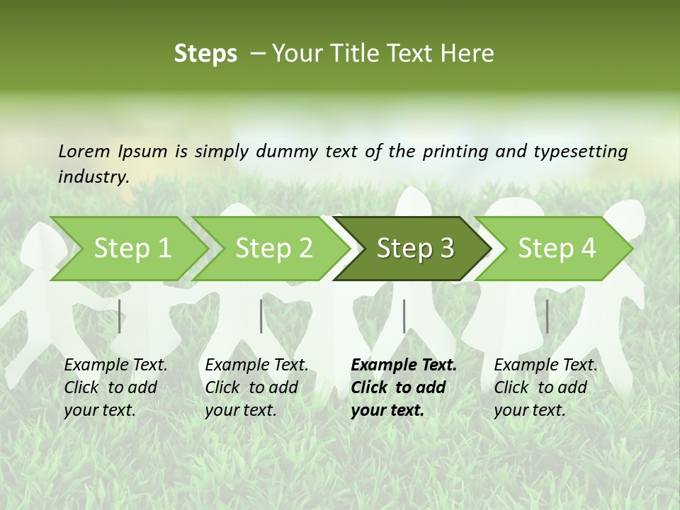 Collective Relationship Silhouette PowerPoint Template
