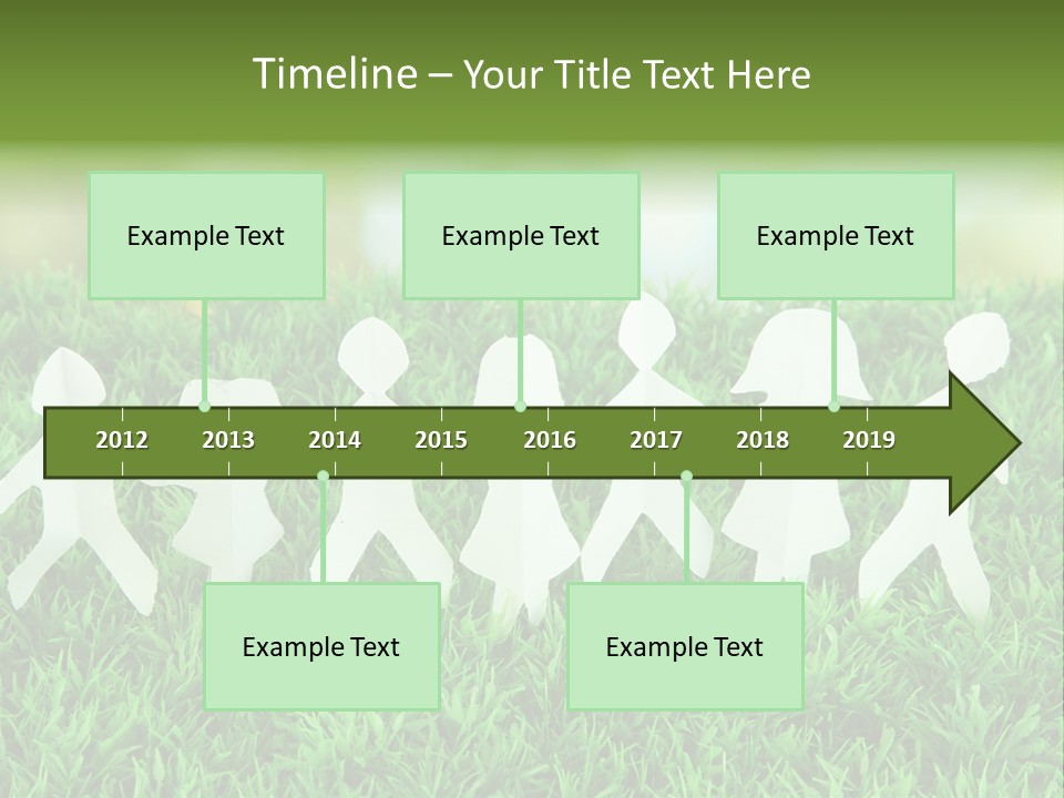 Collective Relationship Silhouette PowerPoint Template
