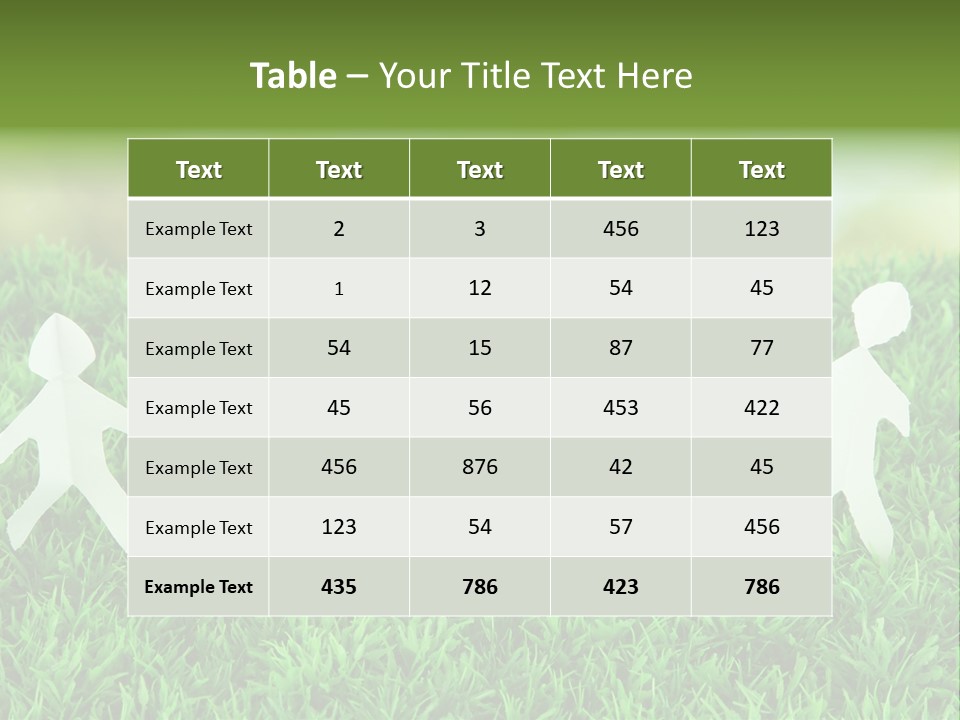 Collective Relationship Silhouette PowerPoint Template