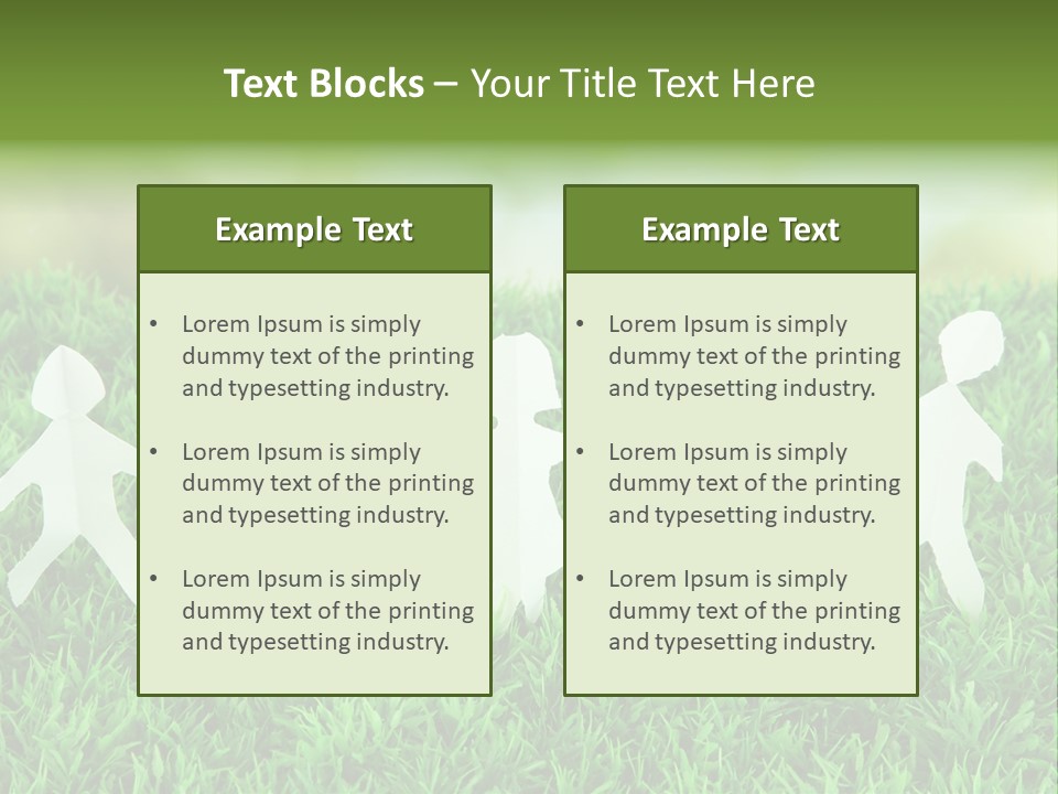 Collective Relationship Silhouette PowerPoint Template