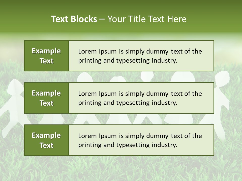 Collective Relationship Silhouette PowerPoint Template