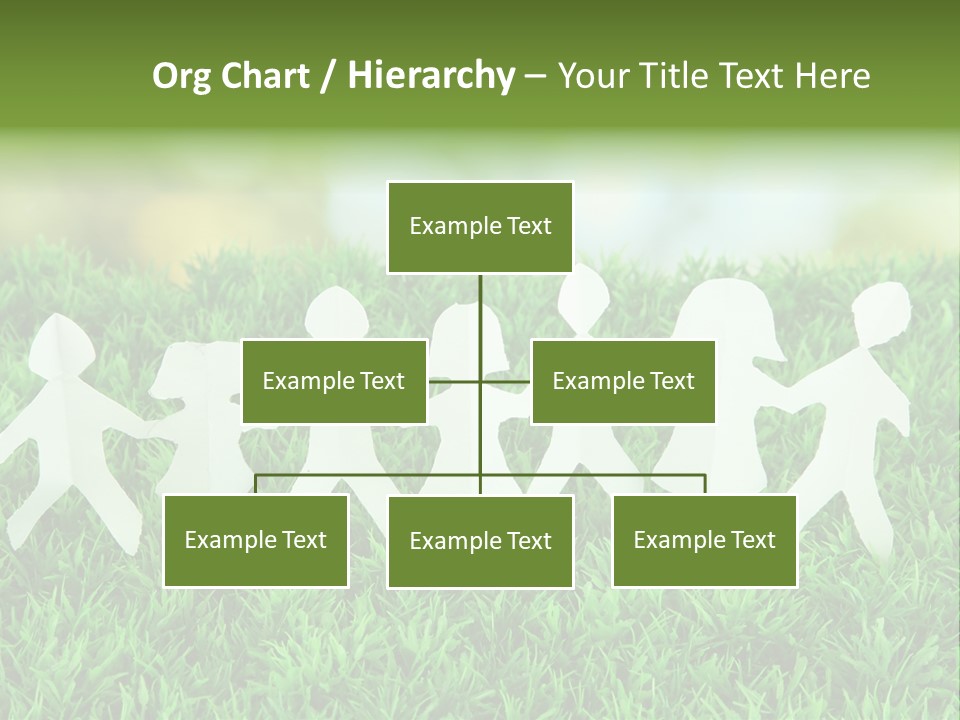 Collective Relationship Silhouette PowerPoint Template