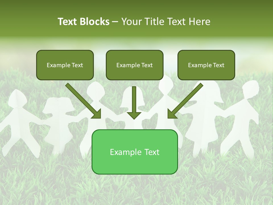 Collective Relationship Silhouette PowerPoint Template