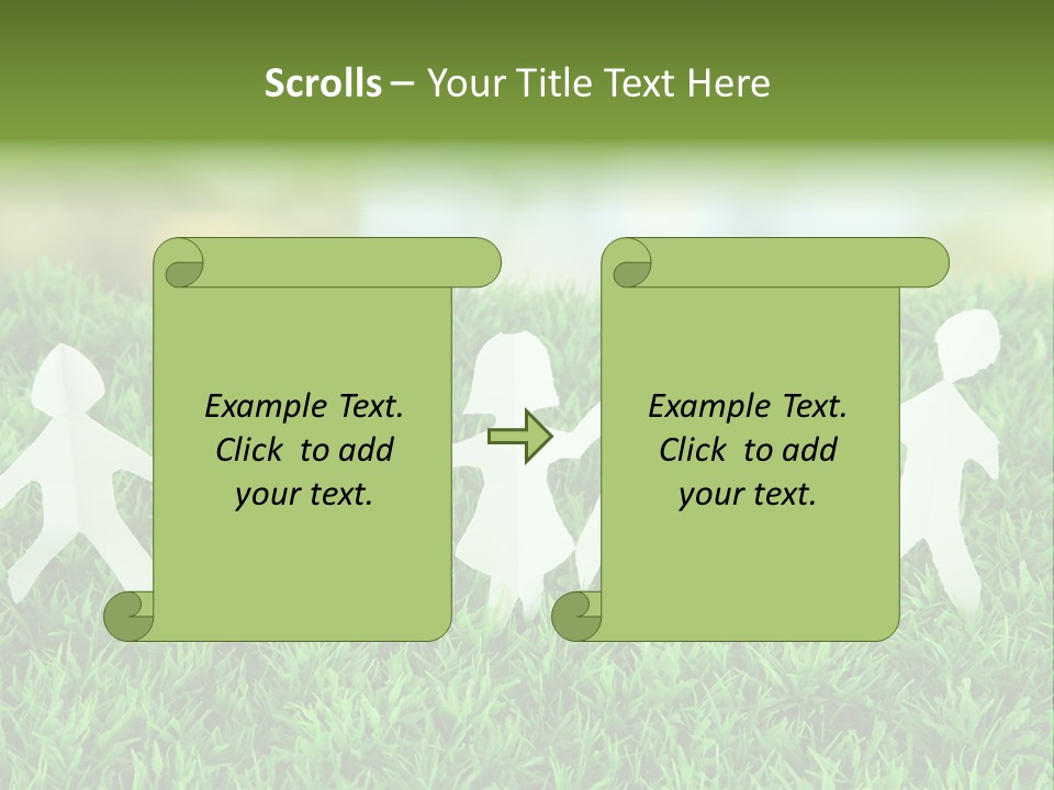 Collective Relationship Silhouette PowerPoint Template