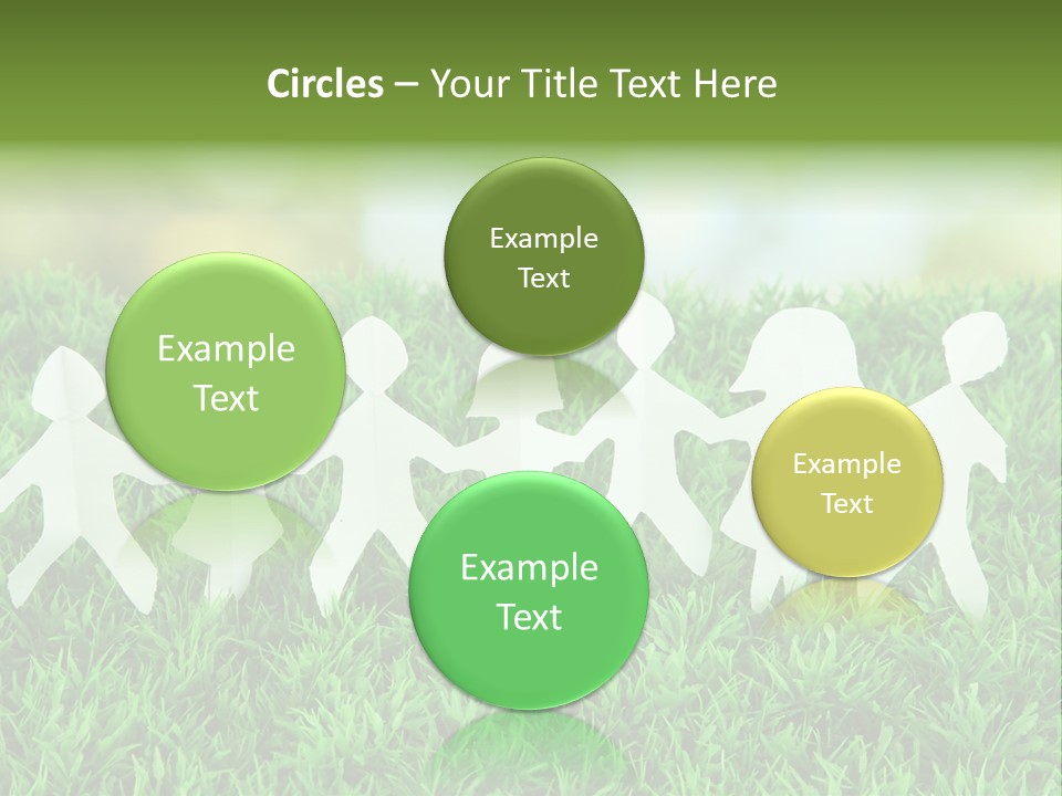 Collective Relationship Silhouette PowerPoint Template