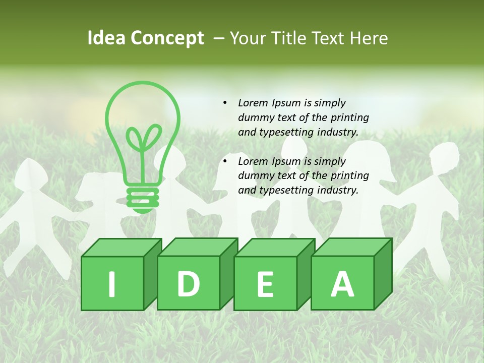 Collective Relationship Silhouette PowerPoint Template