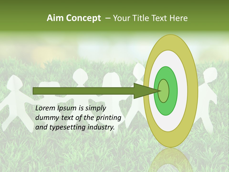 Collective Relationship Silhouette PowerPoint Template