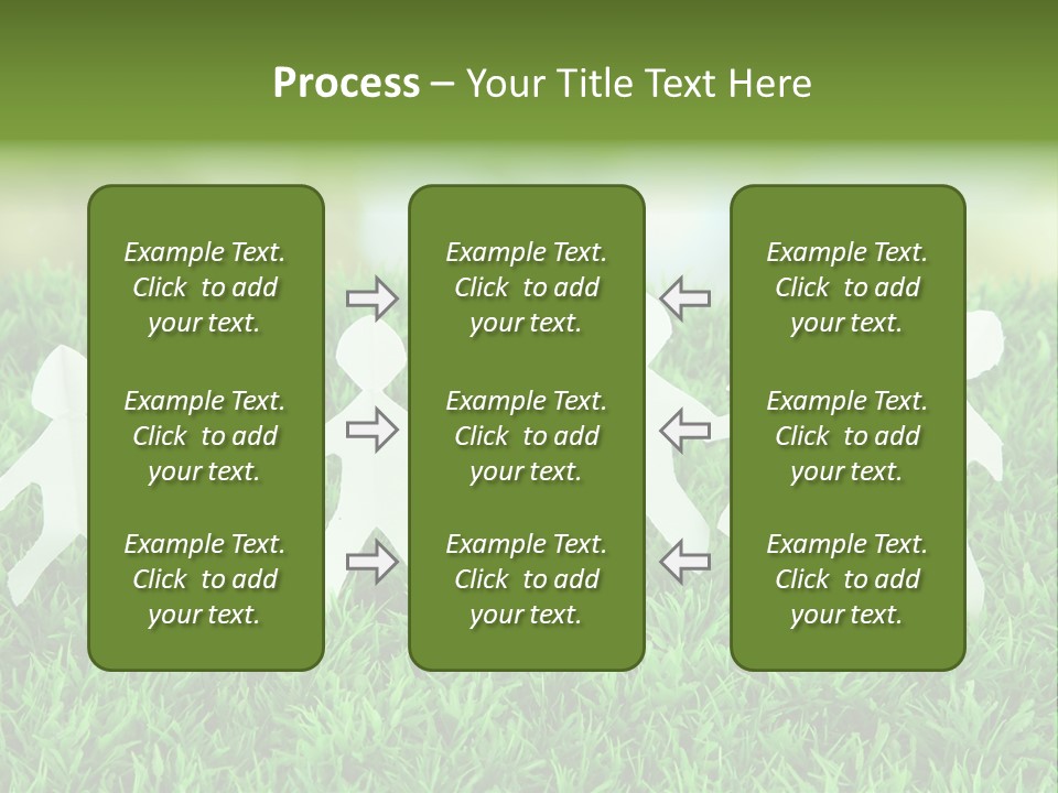 Collective Relationship Silhouette PowerPoint Template