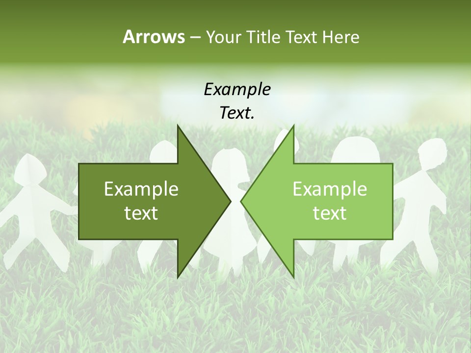 Collective Relationship Silhouette PowerPoint Template