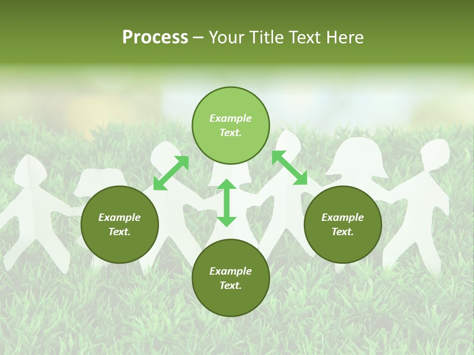 Collective Relationship Silhouette PowerPoint Template