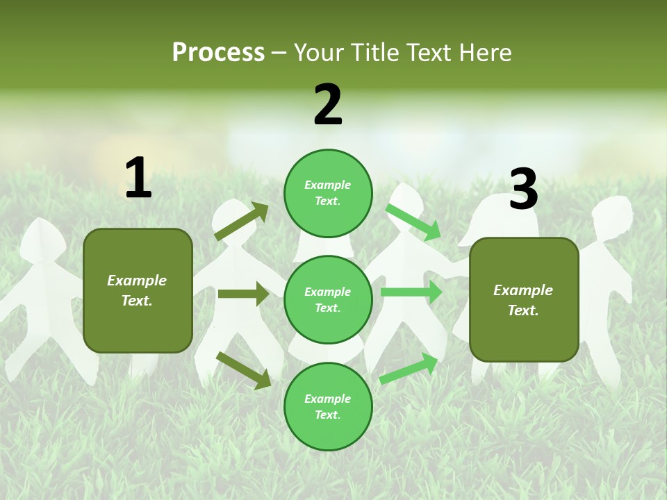 Collective Relationship Silhouette PowerPoint Template