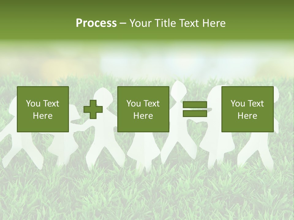 Collective Relationship Silhouette PowerPoint Template