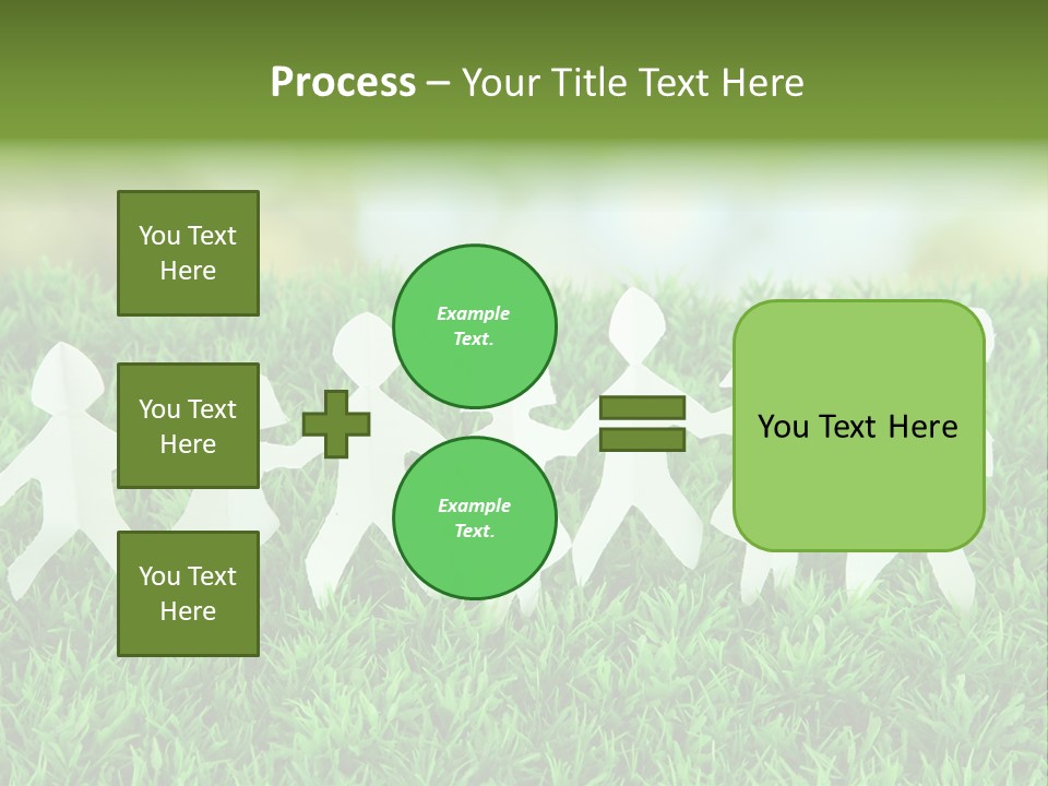 Collective Relationship Silhouette PowerPoint Template