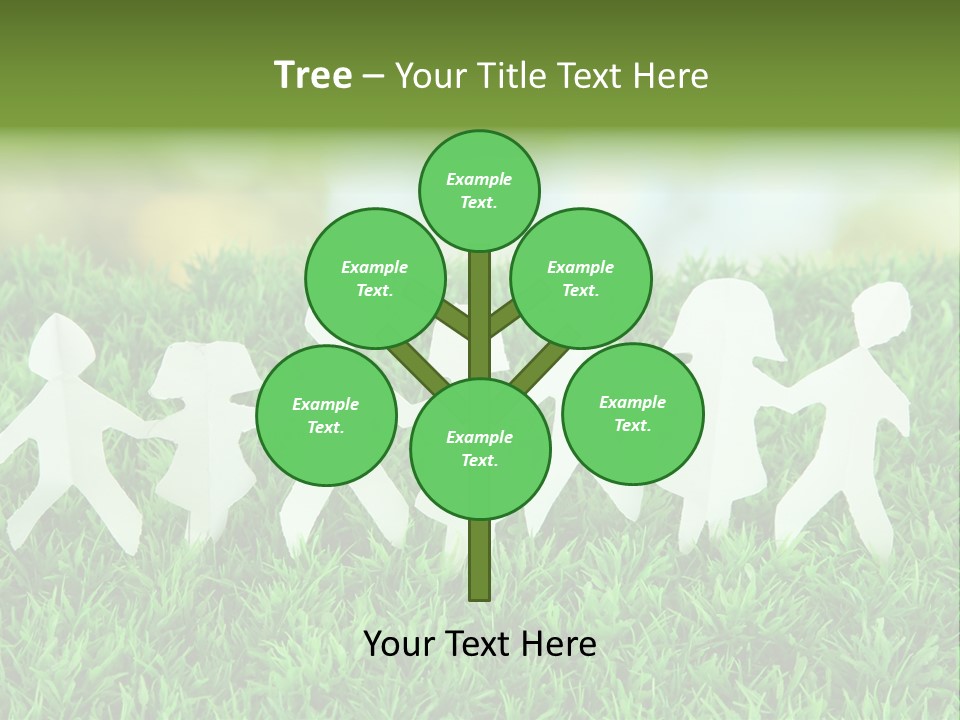 Collective Relationship Silhouette PowerPoint Template