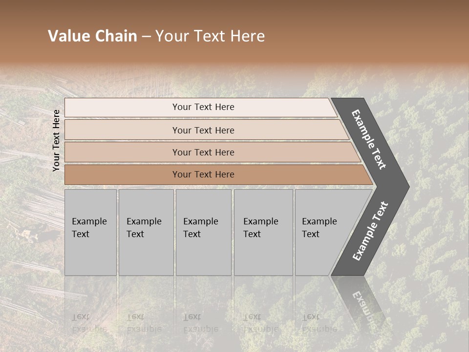 Pine Trees Rural Harvesting PowerPoint Template