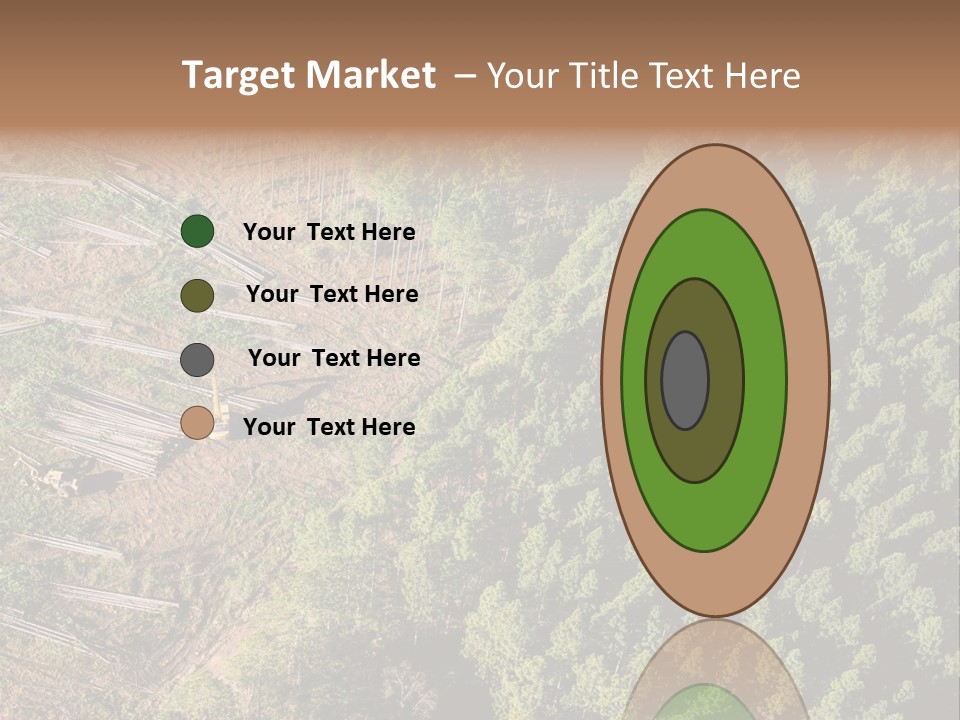 Pine Trees Rural Harvesting PowerPoint Template