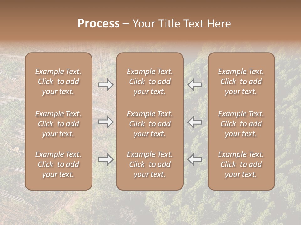Pine Trees Rural Harvesting PowerPoint Template