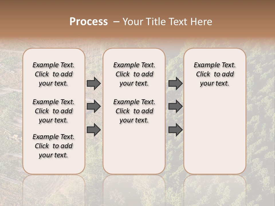Pine Trees Rural Harvesting PowerPoint Template