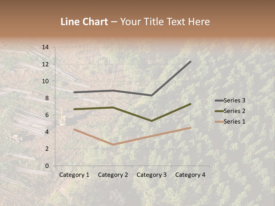 Pine Trees Rural Harvesting PowerPoint Template