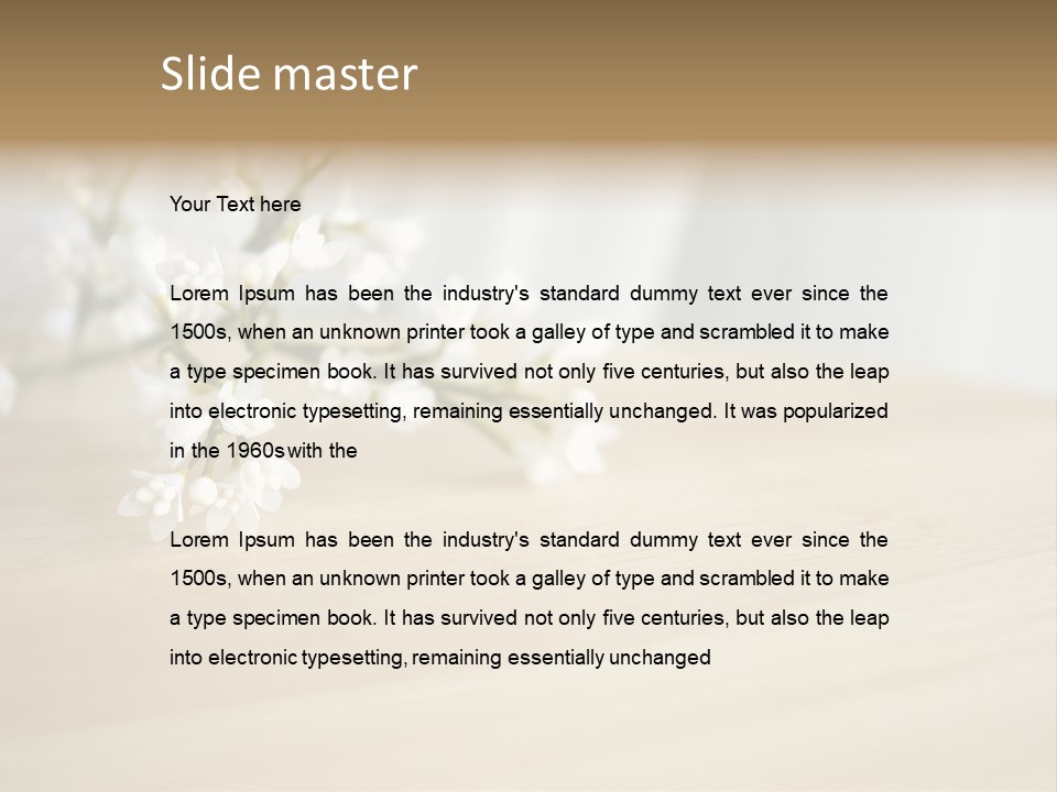 Lonely Room Love PowerPoint Template