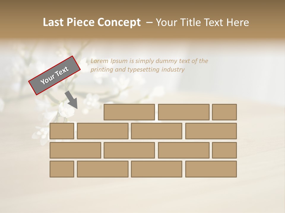 Lonely Room Love PowerPoint Template