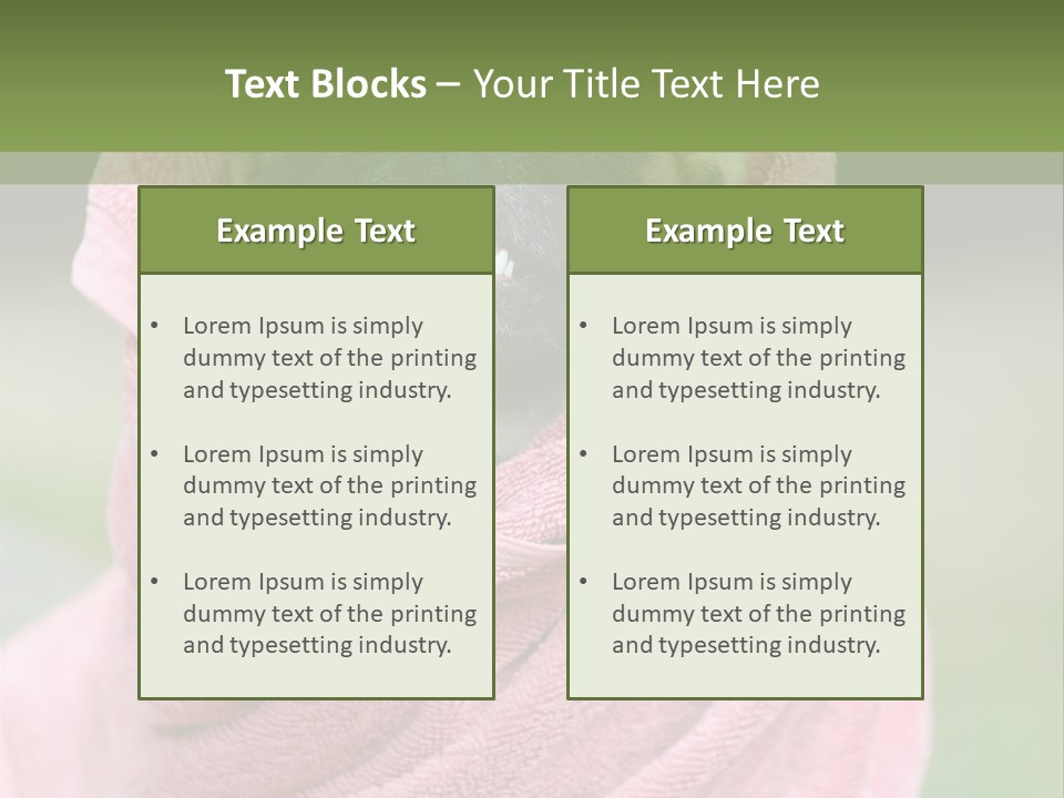 Studio Indoor Dog PowerPoint Template