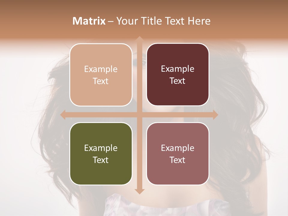 Footpath Woman Shoe PowerPoint Template