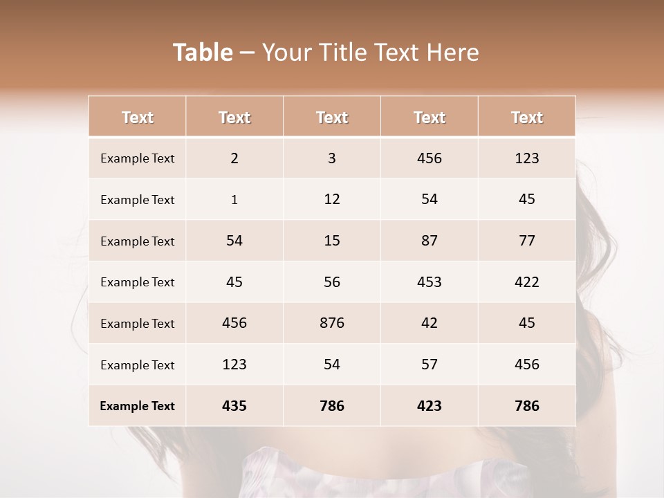 Footpath Woman Shoe PowerPoint Template