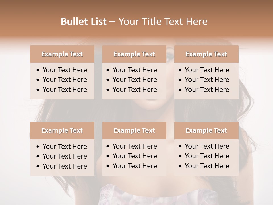 Footpath Woman Shoe PowerPoint Template