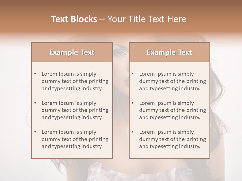 Footpath Woman Shoe PowerPoint Template