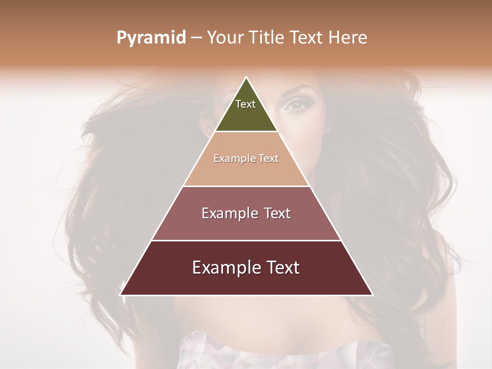 Footpath Woman Shoe PowerPoint Template