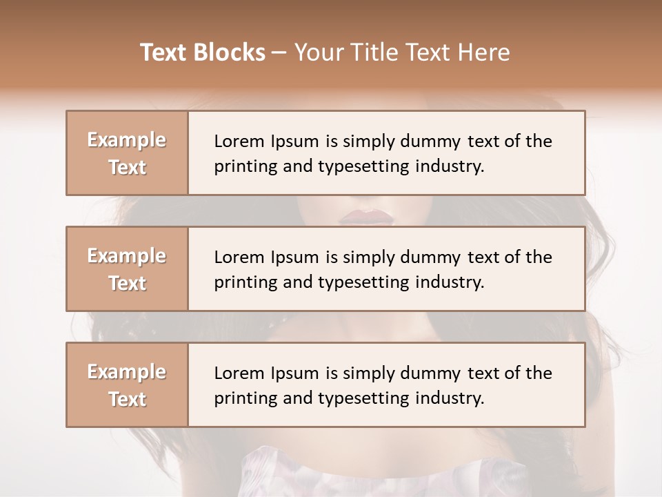 Footpath Woman Shoe PowerPoint Template