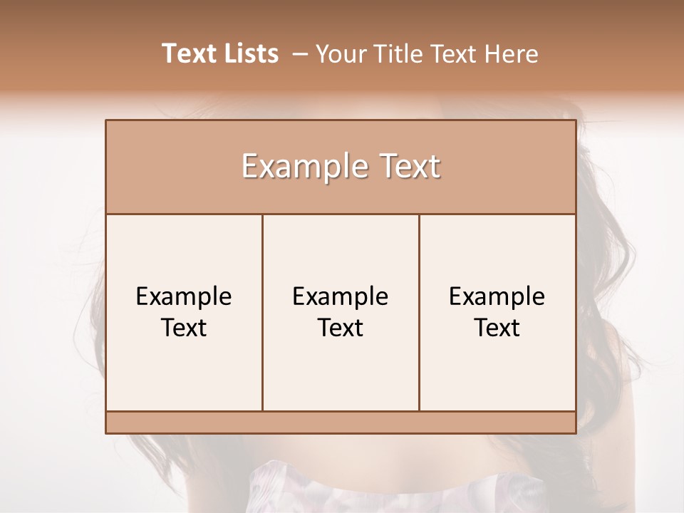 Footpath Woman Shoe PowerPoint Template