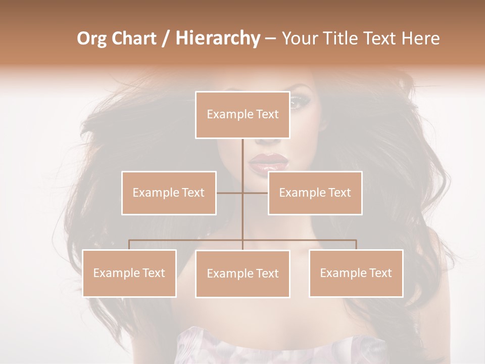 Footpath Woman Shoe PowerPoint Template