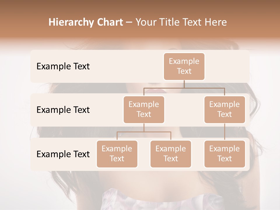 Footpath Woman Shoe PowerPoint Template
