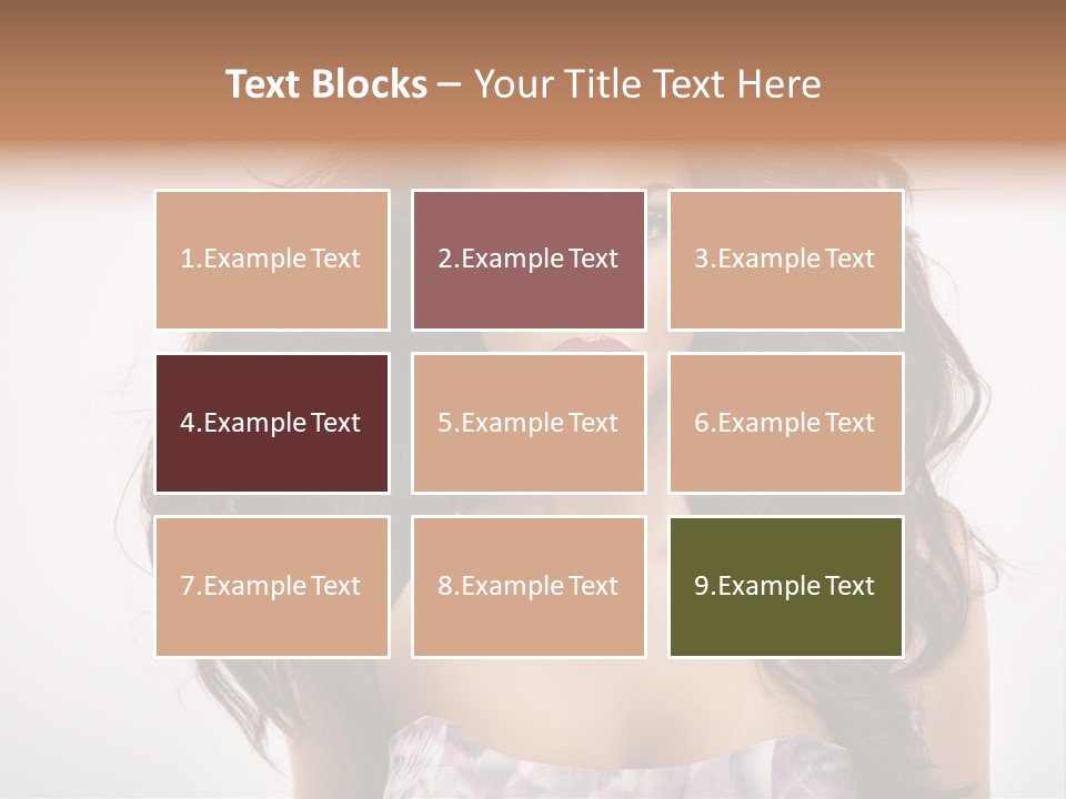 Footpath Woman Shoe PowerPoint Template