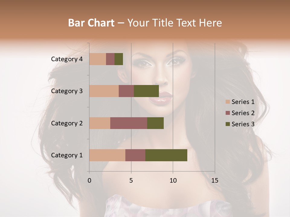 Footpath Woman Shoe PowerPoint Template