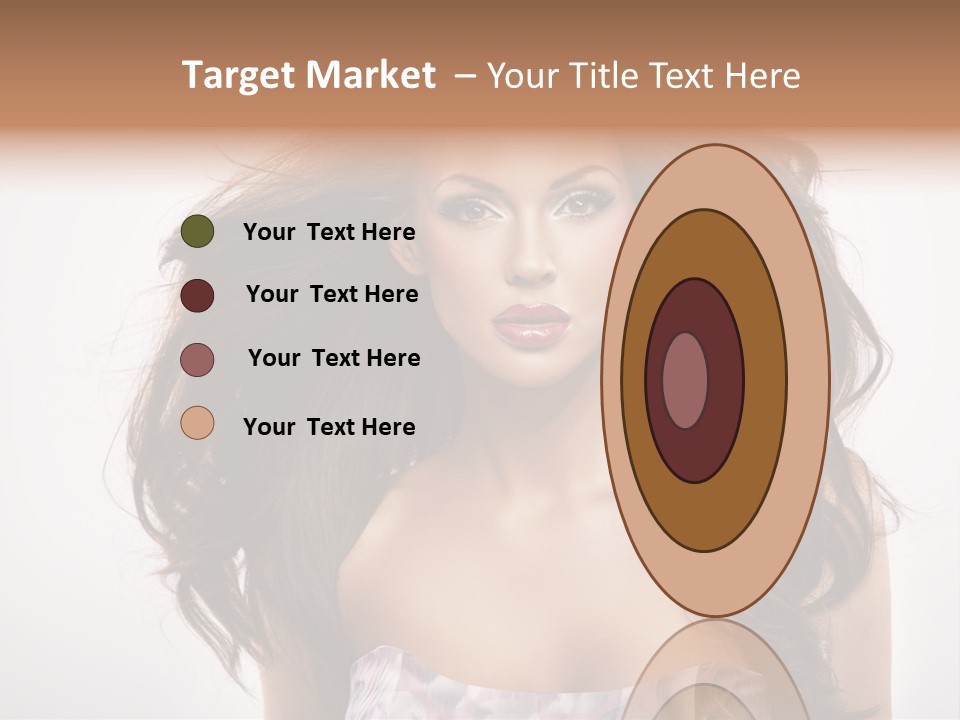 Footpath Woman Shoe PowerPoint Template