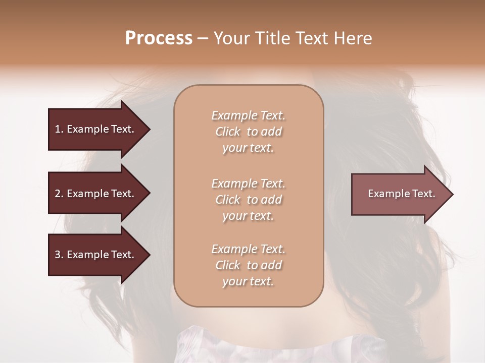 Footpath Woman Shoe PowerPoint Template