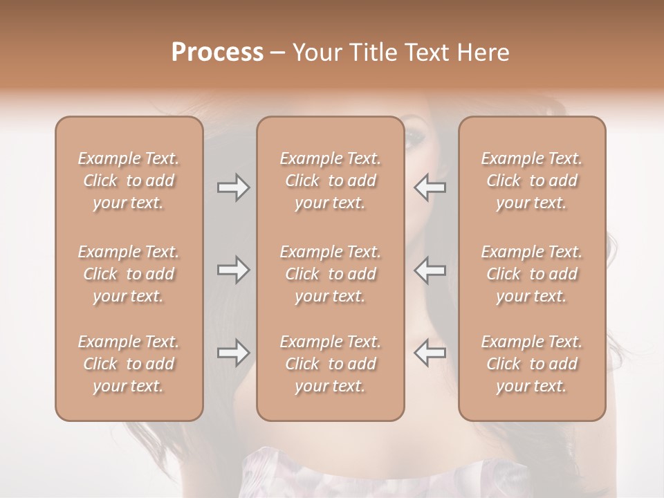 Footpath Woman Shoe PowerPoint Template